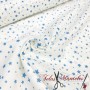 TELA POPELIN ALGODÓN INFANTIL ESTRELLAS AZUL - TIENDA ONLINE TELAS Y MANTELES