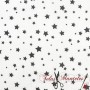 TELA POPELIN ALGODÓN INFANTIL ESTRELLAS NEGRO - TIENDA ONLINE TELAS Y MANTELES