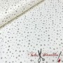 TELA POPELIN ALGODÓN INFANTIL ESTRELLAS GRISES - TIENDA ONLINE TELAS Y MANTELES