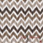 TELA MALLORQUINA IKAT MARRON BEIGE - TIENDA ONLINE TELAS Y MANTELES