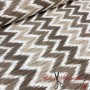 TELA MALLORQUINA IKAT MARRON BEIGE - TIENDA ONLINE TELAS Y MANTELES