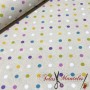 TELA LONETA LUNARES DE COLORES - TIENDA ONLINE TELAS Y MANTELES