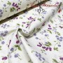 TELA LONETA FLOR CAMPANILLA - TIENDA ONLINE TELAS Y MANTELES