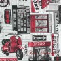 TELA ESTAMPADA MOTOS VESPA ITALIA - TIENDA ONLIINE TELAS Y MANTELES