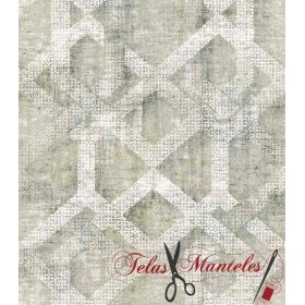 TELA ESTAMPADA GEOMÉTRICO 3D - TIENDA ONLINE TELAS Y MANTELES