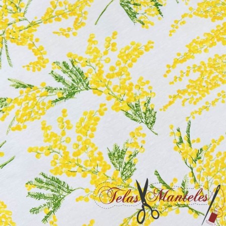 TELA LONETA MIMOSA - TIENDA ONLINE TELAS Y MANTELES