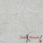 TELA ESTAMPADA ESPIRALES BEIGE - TIENDA ONLINE TELAS Y MANTELES