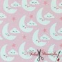 ALGODÓM 100% LUNAS Y NUBES - TIENDA ONLINE TELAS Y MANTELES