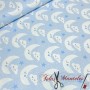 ALGODÓM 100% LUNAS Y NUBES - TIENDA ONLINE TELAS Y MANTELES
