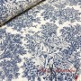 TELA IMPERMEABLE TOILE DE JOUY CARTUJA - TIENDA ONLINE TELAS Y MANTELES