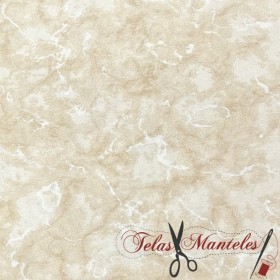 LONETA ESTAMPADA MARMOL BIEGE - TIENDA ONLINE TELAS Y MANTELES
