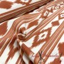 TELA MALLORQUINA IKAT NARANJA - TIENDA ONLINE TELAS Y MANTELES