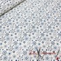 ALGODÓN 100% MANDALAS AZUL - TIENDA ONLINE TELAS Y MANTELES