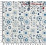 ALGODÓN 100% MANDALAS AZUL - TIENDA ONLINE TELAS Y MANTELES