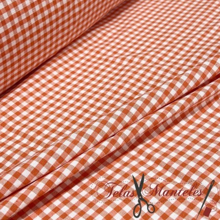 TELA ALGODÓN CUADRO VICHY - TIENDA ONLINE TELAS Y MANTELES