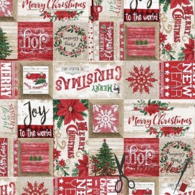 TELA NAVIDAD CUADRO ESCOCES - TIENDA ONLINE TELAS Y MANTELES