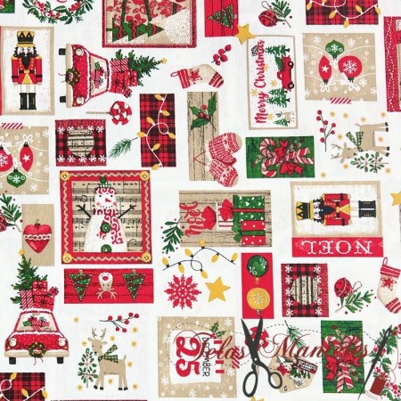 TELA NAVIDAD NAVIDAD CASCANUECES - TIENDA ONLINE TELAS Y MANTELES