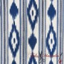 TELA MALLORQUINA IKAT AZUL Y GRIS - TIENDA ONLINE TELAS Y MANTELES
