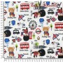 TELA ANTIMANCHAS OSITO LONDRES - TIENDA ONLINE TELAS Y MANTELES