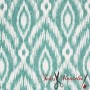 TELA MALLORQUINA IKAT AGUAMARINA - TIENDA ONLINE TELAS Y MANTELES