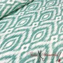 TELA MALLORQUINA IKAT AGUAMARINA - TIENDA ONLINE TELAS Y MANTELES