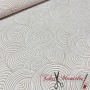 TELA ANTIMANCHAS ESPIRALES BEIGE - TIENDA ONLINE TELAS Y MANTELES