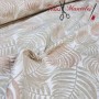 Tela loneta estampada palmeras beige