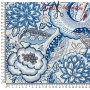 POPELIN ALGODON FLORAL ETERNITY AZUL - TIENDA ONLINE TELAS Y MANTELES