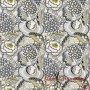 POPELIN ALGODON FLORAL ETERNITY VERDE Y GRIS - TIENDA ONLINE TELAS Y MANTELES