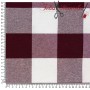 TEJIDO CUADRO VICHY GRANDE BURDEOS - TIENDA ONLINE TELAS Y MANTELES