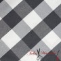 TEJIDO CUADRO VICHY GRANDE GRIS - TIENDA ONLINE TELAS Y MANTELES