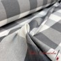 TEJIDO CUADRO VICHY GRANDE GRIS - TIENDA ONLINE TELAS Y MANTELES
