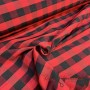 TEJIDO CUADRO ROJO Y NEGRO, REGIONAL ARAGONÉS - TIENDA ONLINE TELAS Y MANTELES