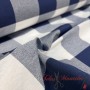 TEJIDO CUADRO VICHY GRANDE MARINO - TIENDA ONLINE TELAS Y MANTELES