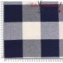TEJIDO CUADRO VICHY GRANDE MARINO - TIENDA ONLINE TELAS Y MANTELES