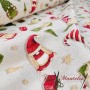 TELA NAVIDAD DUENDES GNOMOS  - TIENDA ONLINE TELAS Y MANTELES