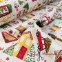TELA CASITAS DE NAVIDAD ANTIMANCHAS  - TIENDA ONLINE TELAS Y MANTELES