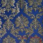 BROCADO LUREX ORO AZUL - TIENDA ONLINE TELAS Y MANTELES