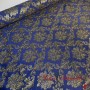 BROCADO LUREX ORO AZUL - TIENDA ONLINE TELAS Y MANTELES
