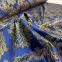 BROCADO LUREX ORO AZUL - TIENDA ONLINE TELAS Y MANTELES