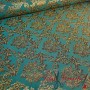 BROCADO LUREX ORO VERDE - TIENDA ONLINE TELAS Y MANTELES