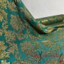 BROCADO LUREX ORO VERDE - TIENDA ONLINE TELAS Y MANTELES