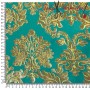 BROCADO LUREX ORO VERDE - TIENDA ONLINE TELAS Y MANTELES