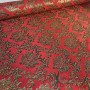 BROCADO LUREX ORO ROJO - TIENDA ONLINE TELAS Y MANTELES