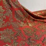 BROCADO LUREX ORO ROJO - TIENDA ONLINE TELAS Y MANTELES