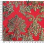 BROCADO LUREX ORO ROJO - TIENDA ONLINE TELAS Y MANTELES