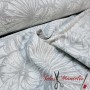 LONETA HOJAS TROPICALES - TIENDA ONLINE TELAS Y MANTELES