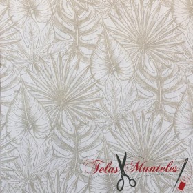 TELA ANTIMANCHAS SELVA BEIGE- TIENDA ONLINE TELAS Y MANTELES