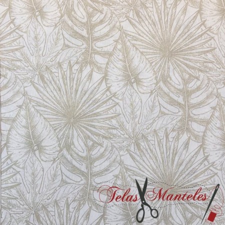 TELA ANTIMANCHAS SELVA BEIGE- TIENDA ONLINE TELAS Y MANTELES