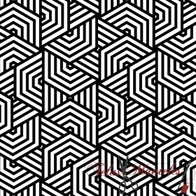 LONETA GEOMETRICA PITAGORAS GRIS - TIENDA ONLINE TELAS Y MANTELES